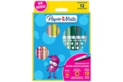 Tape & Lim - Paper Mate Children's Felt Tip Colouring Pens | Washable | Assorted Colours | 12 Fibre Tip Markers - 2166507