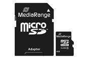 Minnekort - MediaRange - flash memory card - 4 GB - microSDHC - MR956