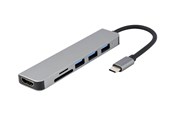 Dokkingstasjon - Gembird Cablexpert - docking station - USB-C 3.1 Gen 1 - HDMI - A-CM-COMBO6-02