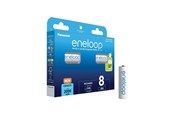 Batteri - Panasonic eneloop BK-3MCDE/8BE batteri - 8 x AA type - NiMH - BK-3MCDE/8BE