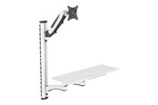 Skjermholder - DIGITUS DA-90451 - mounting kit - for monitor / keyboard - black white - DA-90451