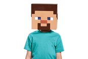 Kostymer - Jakks Minecraft Steve Halvmaske (Barn) - 65680-15L