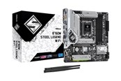 Hovedkort - ASRock B760M STEEL LEGEND WIFI Hovedkort - Intel B760 - Intel LGA1700 socket - DDR5 RAM - Micro-ATX - 90-MXBL70-A0UAYZ