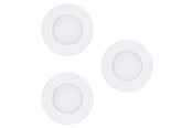 Smarthus - EGLO FUEVA-Z recessed spot 3x360 lumen I44 2700-6500K 3-pack white - 31741