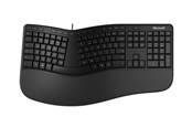 Tastatur - Microsoft Ergonomic Keyboard - Ergonomisk tastatur - Nordisk - Svart - LXN-00009