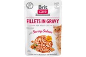 Katt - Brit Care Cat Fillets in Gravy with Savory Salmon 85g - BK8000085