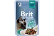 Katt - Brit Premium Gravy w/ Beef Fillets for Adult Cats 85g - BK5400085