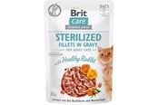 Katt - Brit Care Cat Pouch Sterilized - Healthy Rabbit in Gravy 85g - BK7600085