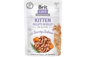 Katt - Brit Care Cat Pouch Kitten - Savory Salmon in Jelly 85g - BK8700085