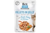 Katt - Brit Care Cat Fillet in Jelly w/ Tender Turkey & Shrimp 85g - BK8500085