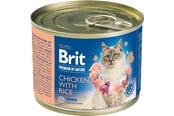 Katt - Brit Premium by Nature Can Chicken with Rice 200 g - BK090020