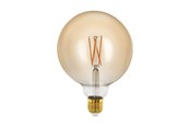 LED-lyspære - EGLO LED-lyspære G125 Globe 4W/817 300 lumen amber dimmable E27 - 110065