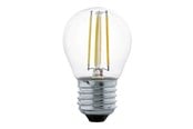 LED-lyspære - EGLO LED-lyspære G45 Mini ball 4W/827 470 lumen clear E27 - 110007