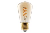 LED-lyspære - EGLO LED-lyspære ST48 Spiral 4W (15W) 2000K Dimmable Amber E27 - 110193