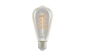 LED-lyspære - EGLO LED-lyspære ST64 Spiral 4W/822 270 lumen amber 3-step dimmable E27 - 113051