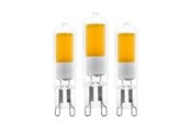 LED-lyspære - EGLO LED-lyspære COB 2W/830 200 lumen clear 3-pack G9 - 113108