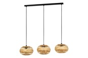 Lamper - EGLO AMSFIELD 1 long table pendant natural - 43863