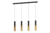 Lamper - EGLO BARBOTTO long table pendant black/gold - 900873