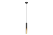 Lamper - EGLO BARBOTTO pendant black/gold - 900872