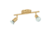 Lamper - EGLO BUZZ LED spot rail 2L brushed brass - 33185