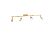 Lamper - EGLO BUZZ LED spot rail 4L brushed brass - 33187