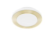 Lamper - EGLO LED CARPI wall/ceiling lamp white/brushed brass - 900369