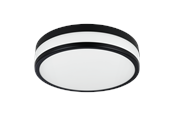 Lamper - EGLO LED PALERMO ceiling Ø300 mm black - 900846