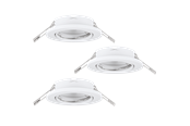 Lamper - EGLO AGULO recessed light  white - 75674