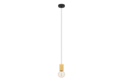 Lamper - EGLO POZUETA 1 pendant light  black/brown - 900801