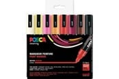 Hobbyartikler - POSCA  marker sæt PC-5M 8 ass. Warm colors - 401644