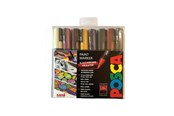 Hobbyartikler - POSCA  marker sæt PC-5M 8 ass. DEEP colors - 401615