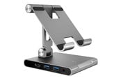 Dokkingstasjon - j5create JTS224 - docking station + tablet stand - USB-C 3.2 - HDMI - JTS224-N