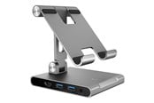 Dokkingstasjon - j5create JTS224-N - Multi-Angle Stand with Docking Station for iPad Pro - JTS224-N