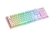 Tastatur - Deltaco GAMING WK75 - Tastatur - Amerikansk Engelsk - Hvit - GAM-021-RGB-W-US