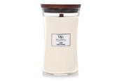 Dekorasjon - WoodWick Scented candle with wooden lid - Linen - 93135E