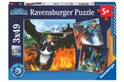 Puslespill - Ravensburger Dragons 3x49p - 10105688