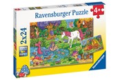 Puslespill - Ravensburger Magical Forest 2x24p - 10105637