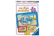 Puslespill - Ravensburger Animals In Action 3x6p - 10105630