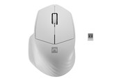 Mus - Natec Siskin 2 - mouse - 2.4 GHz Bluetooth 5.0 - white - Mus - Optisk - 3 knapper - Hvit - NMY-1972