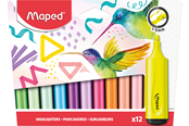 Skrive- & Tegneverktøy - Maped Fluopeps Highlighters set 12 ass. - 740901