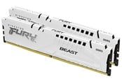 RAM - Kingston FURY Beast DDR5-5200 - 64GB - CL36 - Dual Channel (2 pcs) - AMD EXPO - Hvit - KF552C36BWEK2-64