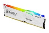 RAM - Kingston FURY Beast RGB DDR5-5200 - 16GB - CL36 - Single Channel (1 pcs) - AMD EXPO - Hvit - KF552C36BWEA-16