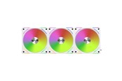 Kabinettvifte - Lian Li UNI FAN AL120 V2 (3-pack) - Kabinettvifte - 120mm - Hvit med RGB-lys - 29 dBA - UF-AL120V2-3W