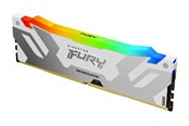 RAM - Kingston FURY Renegade RGB DDR5-6400 - 16GB - CL32 - Single Channel (1 pcs) - Intel XMP - Hvit med RGB - KF564C32RWA-16