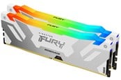 RAM - Kingston FURY Renegade RGB DDR5-6000 - 32GB - CL32 - Dual Channel (2 pcs) - Intel XMP - Hvit med RGB - KF560C32RWAK2-32