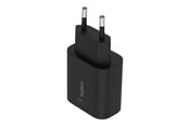 Mobil - Adaptere og ladere - Belkin BoostCharge USB-C PD 3.0 PPS Wall Charger 25W - Black - WCA004VFBK