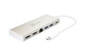 Dokkingstasjon - j5create - docking station - USB-C - 2 x HDMI - GigE - JCD381-N