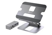 Dokkingstasjon - j5create JTS427-N - Multi-Angle Dual HDMI Docking Stand (with Ethernet) - JTS427-N