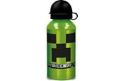 Skoleutstyr - Euromic MINECRAFT water bottle aluminum 400ml - NEW - 088808717-40734