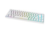 Tastatur - Deltaco GAMING WK95R - Gamingtastatur - Sveitsisk - Hvit - GAM-100-W-CH